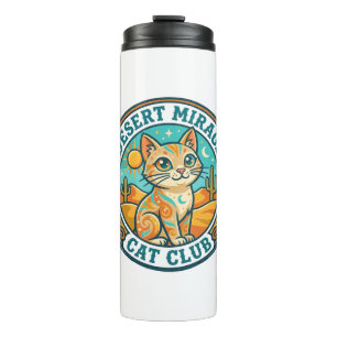 Desert Mirage Cat Cat Mum Gift Idea - Desert Mirag Thermal Tumbler