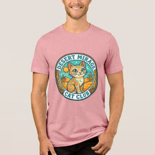 Desert Mirage Cat Cat Mum Gift Idea - Desert Mirag Tri-Blend Shirt