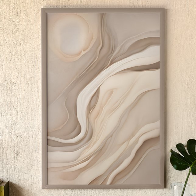"Desert Mirage" | Fluid Abstract Art Poster (Creator Uploaded)