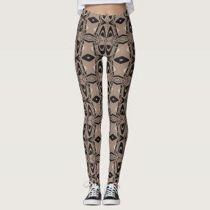 Desert Mirage Leggings – Earth-Toned 