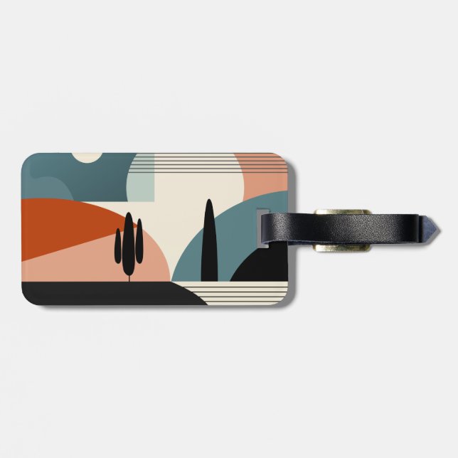 Desert Mirage Luggage Tag (Back Horizontal)