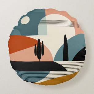 Desert Mirage Round Cushion