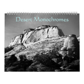 Desert Monochromes (Calendar) Calendar