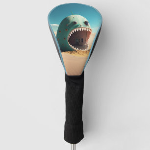 Desert monster house golf head cover