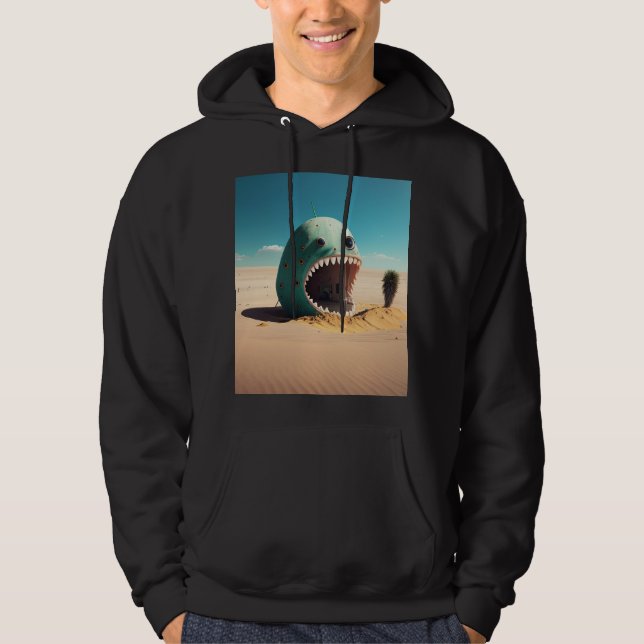 Desert monster house hoodie (Front)