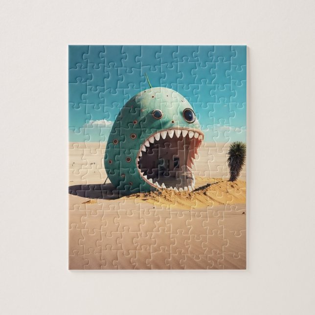 Desert monster house jigsaw puzzle (Vertical)
