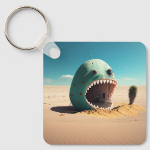 Desert monster house key ring