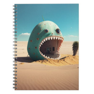 Desert monster house notebook