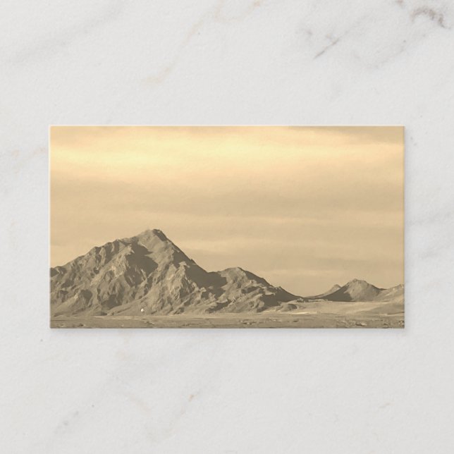 Desert Mountain Business Card (Front)
