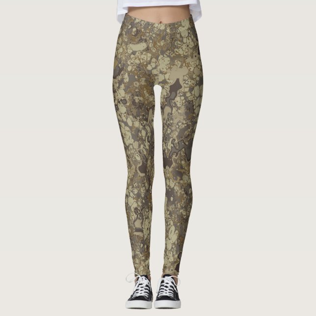 "DESERT MOUNTAIN CAMO" LEGGINGS (Front)