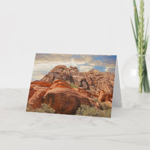Desert Mountain Scene  Note Card