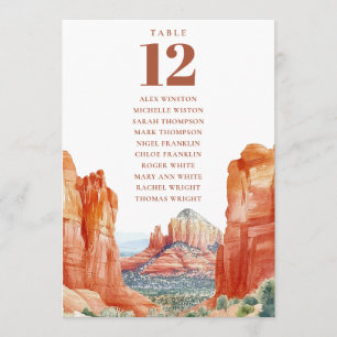 Desert Mountain Table Number Seating Chart