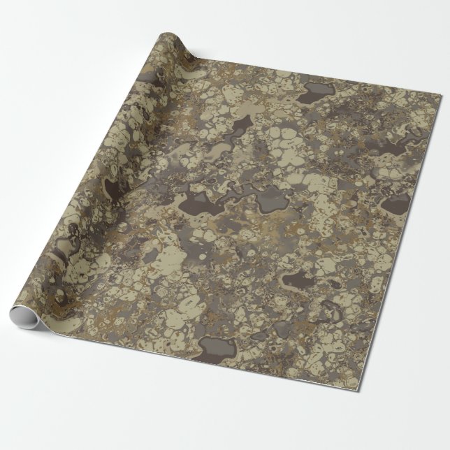 "DESERT MOUNTAIN" WRAPPING PAPER (Unrolled)