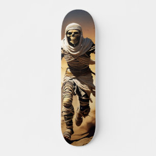 Desert Mummy Skateboard Running.