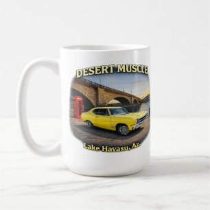 Desert Muscle Retro Car Design Coffee Mug