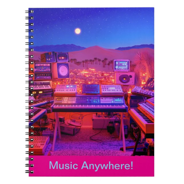 Desert Music Studio Notebook (Front)