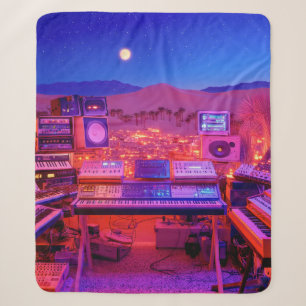 Desert Music Studio Sherpa Blanket