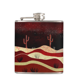 Desert Night Hip Flask