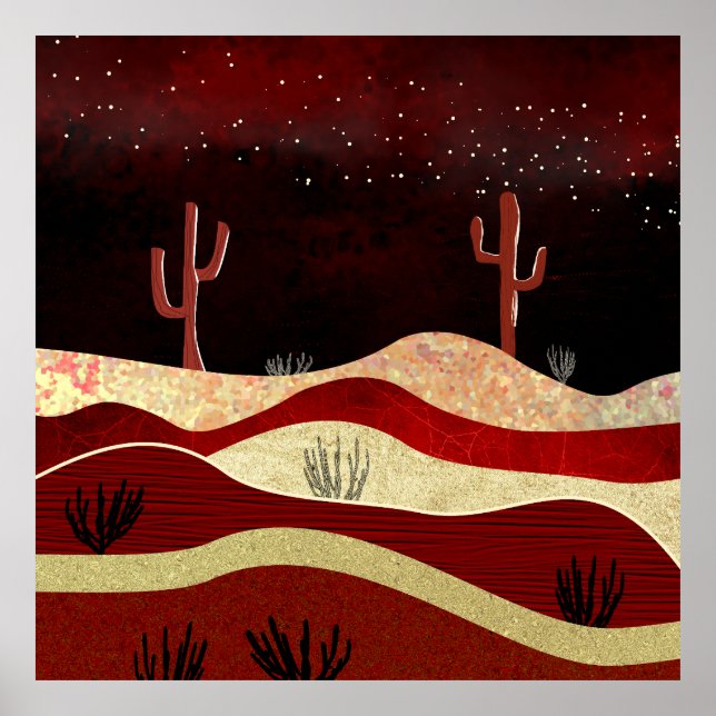 Desert Night Poster (Front)