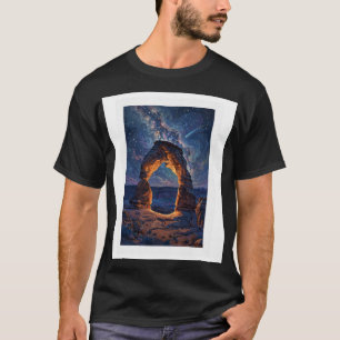 Desert Night Sky Delicate Arch Tee