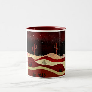 Desert Night Two-Tone Coffee Mug