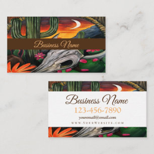 Desert Nights Business Card