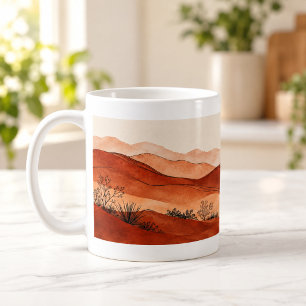 Desert Nomad Terracotta Landscape Mug