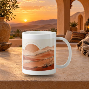 Desert Nomad Terracotta Landscape Mug