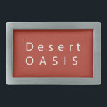 Desert Oasis Belt Buckle<br><div class="desc">Desert Oasis Belt Buckle</div>