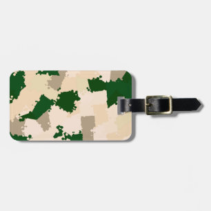 Desert Oasis Camo Luggage Tag