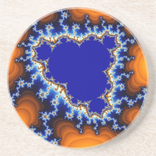 Desert Oasis From Space Abstract Coaster