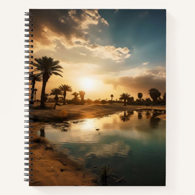 Desert Oasis Notebook (Front)