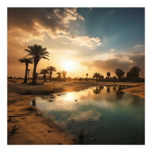 Desert Oasis Photo Print