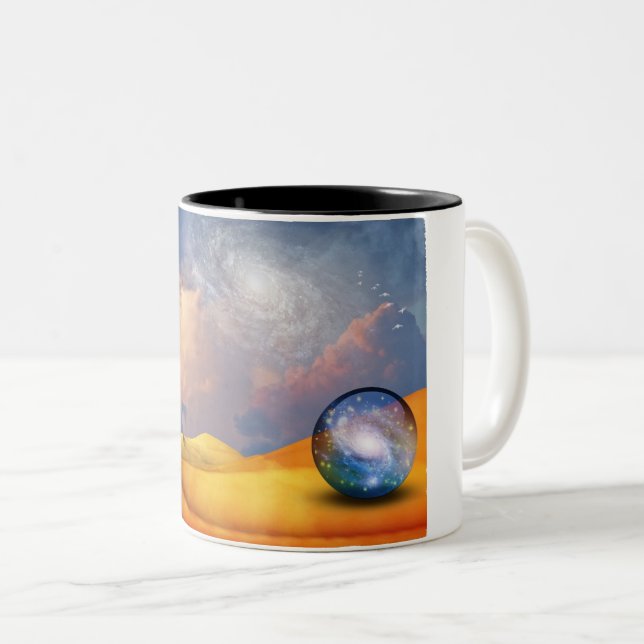 Desert of Dreams Two-Tone Coffee Mug (Front Right)