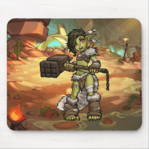 Desert Orc Warrior Mouse Pad