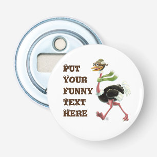 Desert Ostrich Runner Bottle Opener