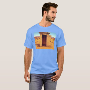 Desert Outhouse men blue T-shirt