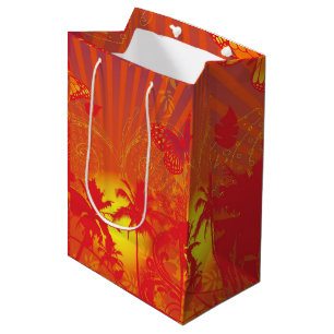 Desert Palm Trees Oasis Design Medium Gift Bag