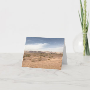 Desert photo card