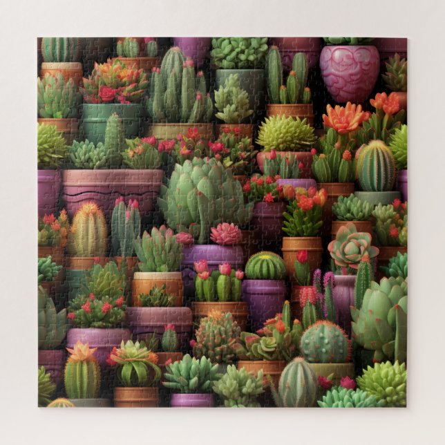 Desert Plants Puzzle (Vertical)
