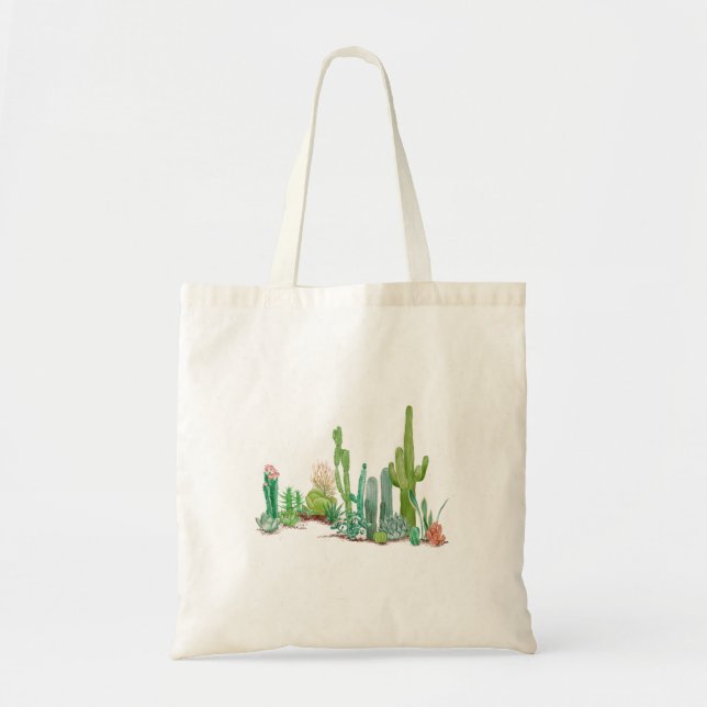 Desert Plants Tote Bag (Front)