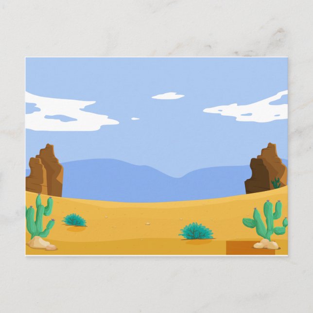 desert postcard (Front)