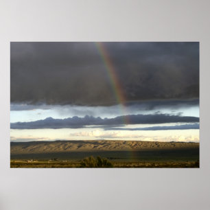 Desert Rainbow Poster