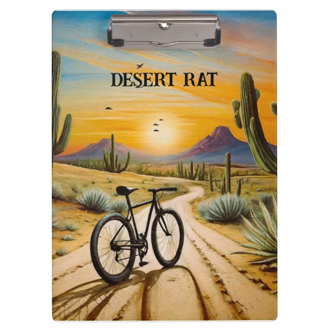 Desert Rat, customisable Clipboard (Front)