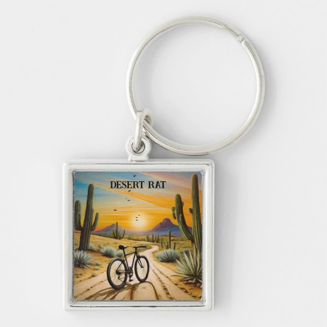 Desert Rat, customisable Key Ring (Front)