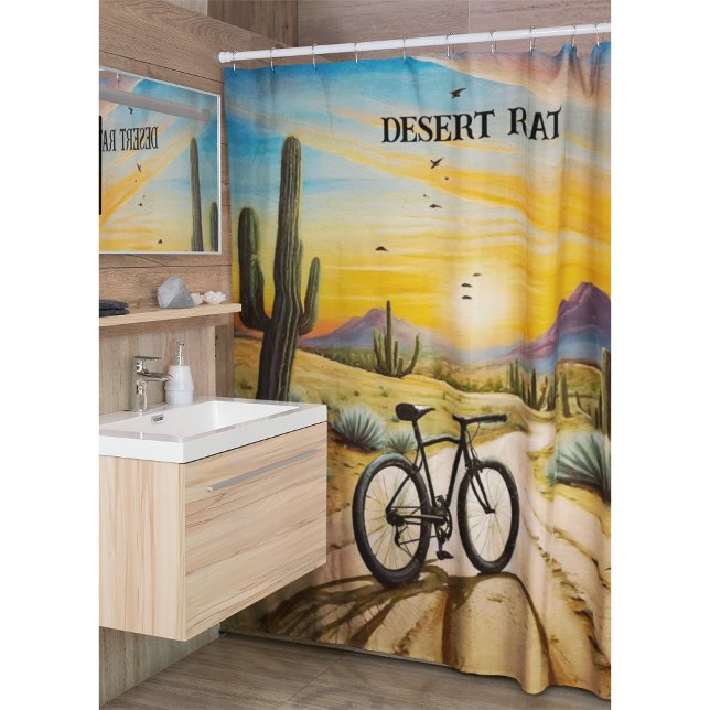 Desert Rat, customisable Shower Curtain (Creator Uploaded)