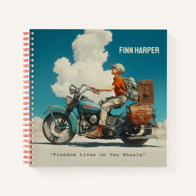 Desert Ride Adventure Escape Notebook (Front)