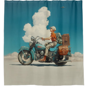Desert Ride Adventure Escape Shower Curtain