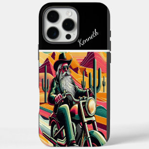 Desert Rider's Sunset Cruise iPhone 16 Pro Max Case
