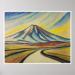 Desert Road - Archival Art Print